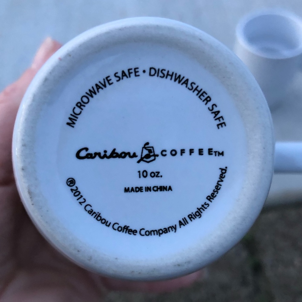 Mustache & Lips Coffee Mug Set Caribou Coffee - Picture 7 of 7